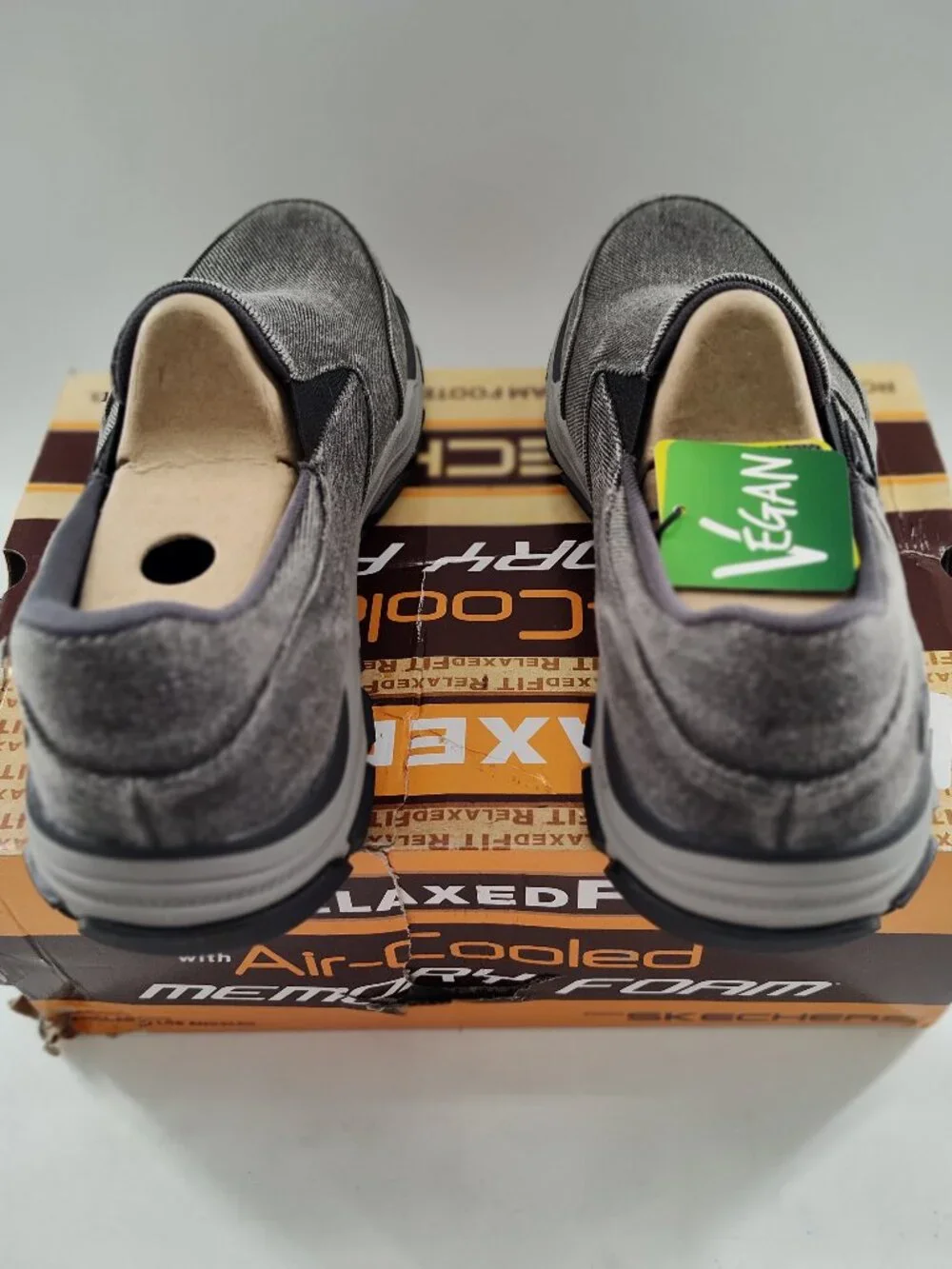 Men's Skechers Relaxed Fit Air Cooled Vintaged Washed Size 11.5       P#679@CMK